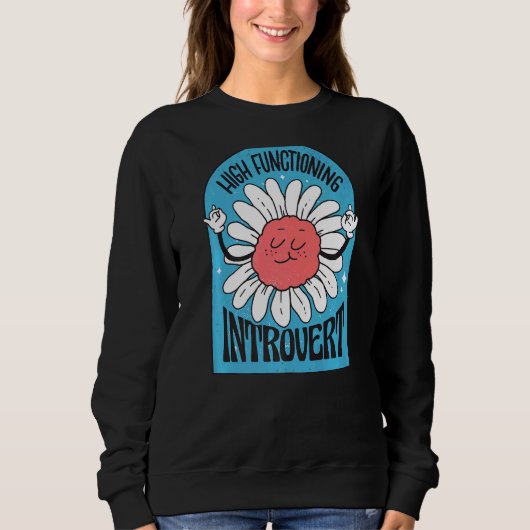 Blume gegen soziale Eingliederung Sweatshirt (Vorderseite)