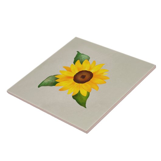 Blume Gelb Fliese (Seite)