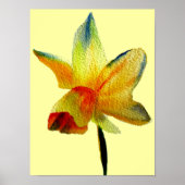 Blume Gelb-Nadelholz Kunst Poster (Vorne)