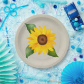 Blume Gelb Pappteller (Party)