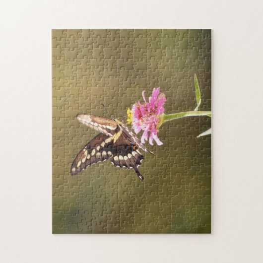 Blume Gelb und Schwarz Puzzle (Vertikal)