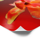 Blume, Gelbblumen, Petalen Poster (Ecke)