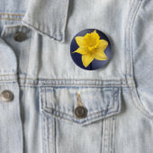 Blume Gelbe Narzisse Aquarellfarbe Button (Beispiel)