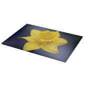 Blume Gelbe Narzisse Aquarellfarbe Schneidebrett (Ecke)