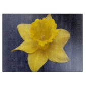 Blume Gelbe Narzisse Aquarellfarbe Schneidebrett (Vorderseite)