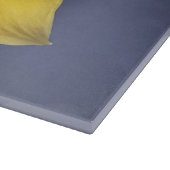 Blume Gelbe Narzisse Aquarellfarbe Schneidebrett (Ecke)