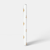 Blume Gelbes Markierungsfarbmuster Samsung Galaxy Hülle (Linke Seite)