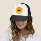 Blume Gelborange Truckerkappe (Beispiel)