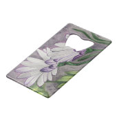 Blume Geldbeutel Flaschenöffner (Rückseite Schrägansicht)