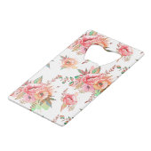 Blume Geldbeutel Flaschenöffner (Vorderseite Schrägansicht)