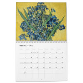 Blume - Gemälde berühmter Künstler Kalender (Feb 2027)