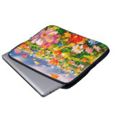 Blume Gemälde Gemälde Gemälde Gemälde Gemälde Laptopschutzhülle (Vorne Knopf)