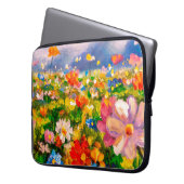 Blume Gemälde Gemälde Gemälde Gemälde Gemälde Laptopschutzhülle (Vorderseite Links)