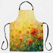Blume Gemälde Gemälde Gemälde Gemälde Gemälde Schürze (Vorderseite)