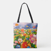 Blume Gemälde Gemälde Gemälde Gemälde Gemälde Tasche (Rückseite)