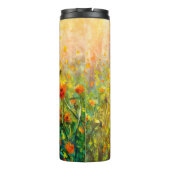 Blume Gemälde Gemälde Gemälde Gemälde Gemälde Thermosbecher (Rückseite)