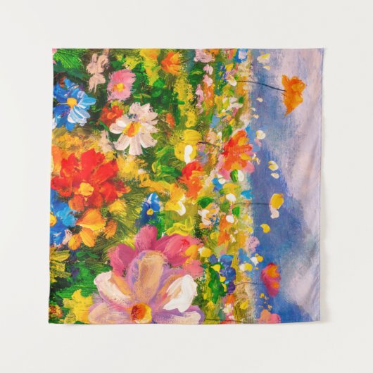 Blume Gemälde Gemälde Gemälde Gemälde Gemälde Wandteppich (Vorderseite (Horizontal))