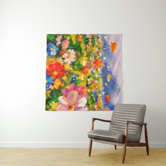 Blume Gemälde Gemälde Gemälde Gemälde Gemälde Wandteppich (Beispiel (Horizontal))