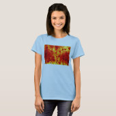 Blume Gemälde T - Shirt (Vorne ganz)