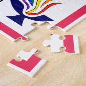 Blume gemeinsamer Werte - Unitarischer Universalis Puzzle (Seite)