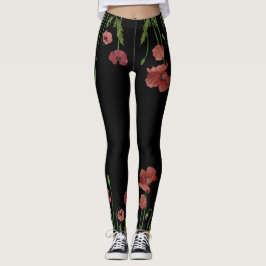 Blume gemustert leggings