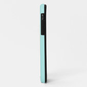 Blume Gemustert Letter F (blue & dots) Case-Mate i iPhone Hülle (Hinten/Links)