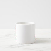 Blume Gemustert Skull Espressotasse (Vorderseite)