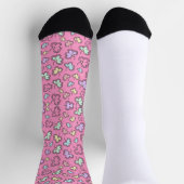 Blume Gemustert Socken (Oben)