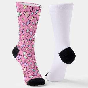 Blume Gemustert Socken