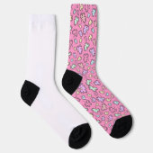 Blume Gemustert Socken (Rechts)