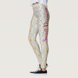 Blume Gemusterte Leggings