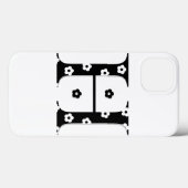 Blume Gemusterter Buchstabe H Case-Mate iPhone Hülle (Rückseite (Horizontal))