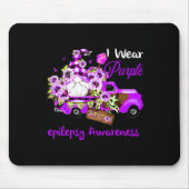 Blume Genome Survivor Epilepsie Bewusstsein Mousepad (Vorne)