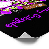 Blume Genome Survivor Epilepsie Bewusstsein Poster (Ecke)