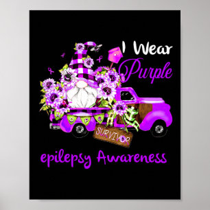 Blume Genome Survivor Epilepsie Bewusstsein Poster