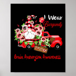 Blume Genome Survivor Hirnaneurysma Bewusstsein Poster