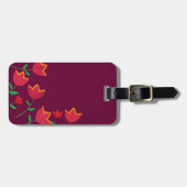 Blume Gepäckanhänger (Vorderseite horizontal)