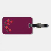 Blume Gepäckanhänger (Rückseite horizontal)