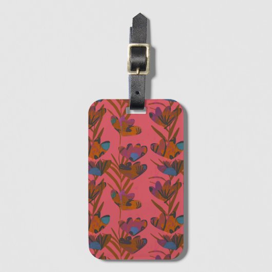 Blume Gepäckanhänger (Vorderseite Vertikal)