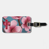 Blume Gepäckanhänger (Vorderseite horizontal)