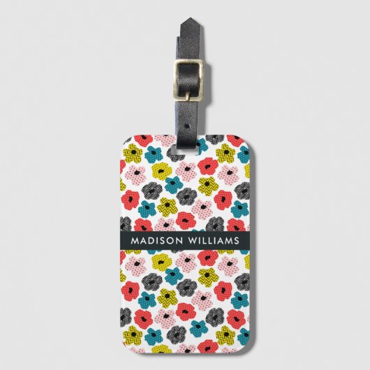 Blume Gepäckanhänger (Vorderseite Vertikal)