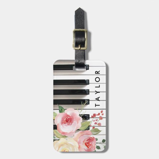 Blume Gepäckanhänger (Vorderseite vertikal)