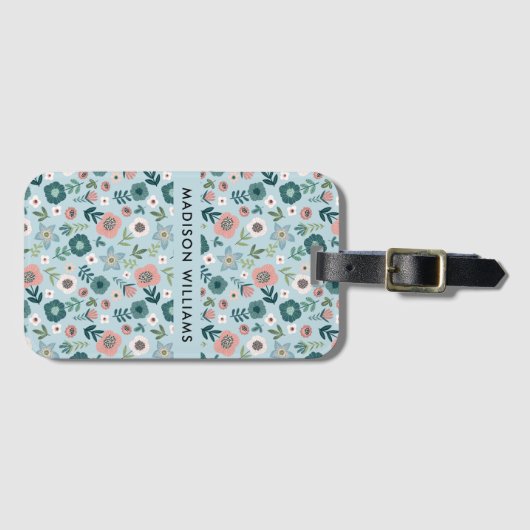 Blume Gepäckanhänger (Vorderseite (Horizontal))