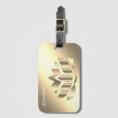 Blume Gepäckanhänger (Vorderseite Vertikal)