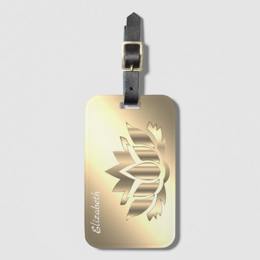 Blume Gepäckanhänger (Vorderseite Vertikal)