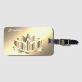 Blume Gepäckanhänger (Vorderseite (Horizontal))