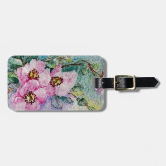 Blume Gepäckanhänger (Vorderseite horizontal)