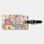 Blume Gepäckmarke Gepäckanhänger (Vorderseite horizontal)