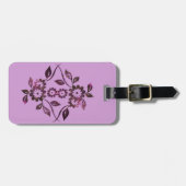 Blume Gepäckmarke Gepäckanhänger (Vorderseite horizontal)