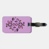 Blume Gepäckmarke Gepäckanhänger (Rückseite horizontal)